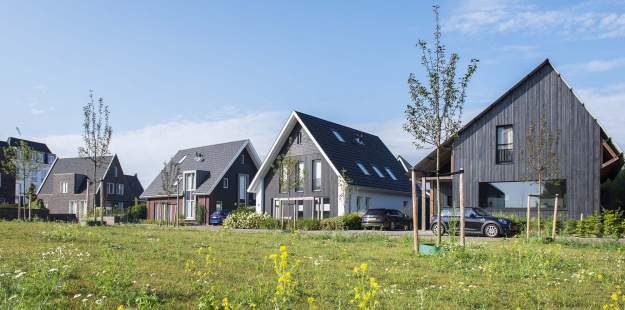 Verschillende woningen in De Tuin van Elden