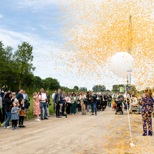 Officiële starthandeling bouw woningen Landgoed Voorlei