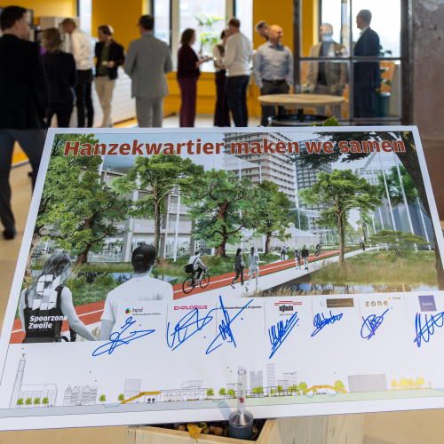 Zwolle Hanzekwartier samenwerking mobiliteitshub