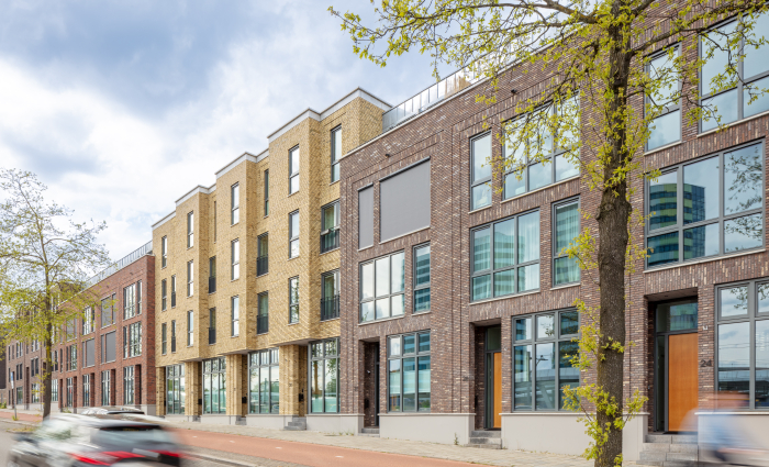 Arnhemse Heeren voorzijde woningen.