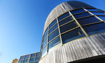 Detail beeld van een gevel