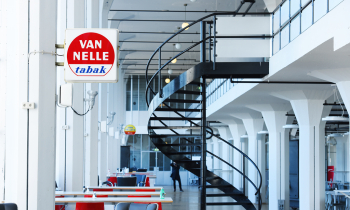 Hal van de Van Nelle met wenteltrap