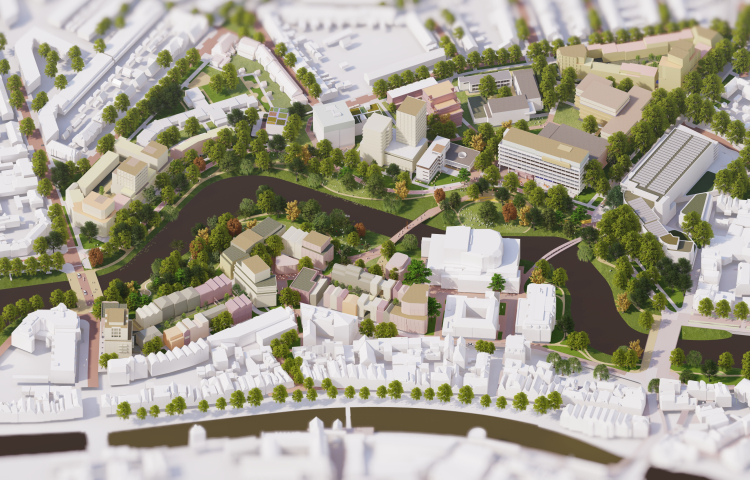 Vogelvlucht Noorderkwartier Zwolle