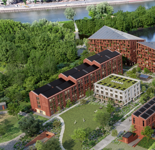 Artist Impressie gebouw A ASM Arnhem