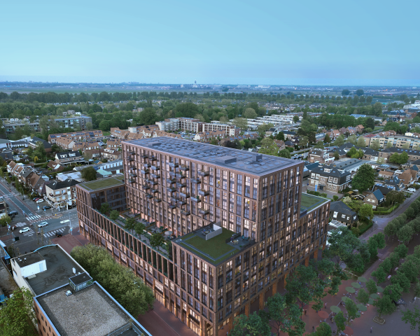 Gebouw SEM Hoofddorp vogelvlucht