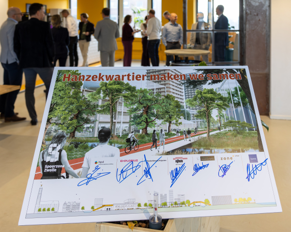 Zwolle Hanzekwartier samenwerking mobiliteitshub