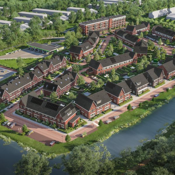 Bovenaanzicht Maarssenbroek Haagstede