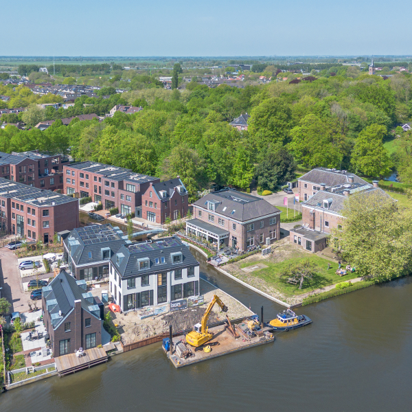 Breukelen Vechtvoorde dronefoto plangebied.