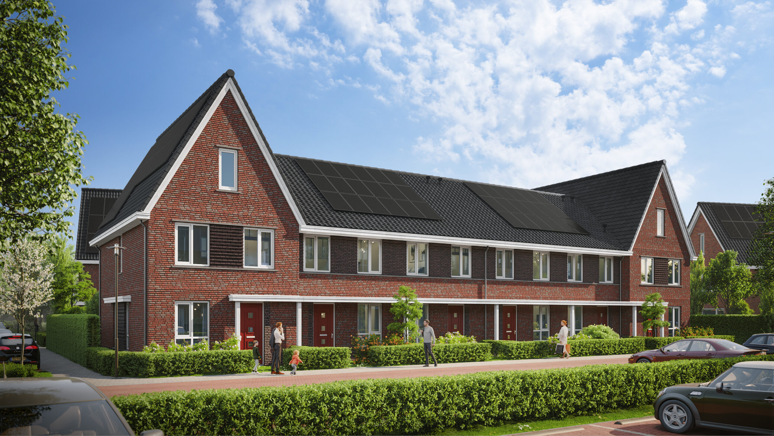 Vooraanzicht Maarssenbroek Haagstede blok 5