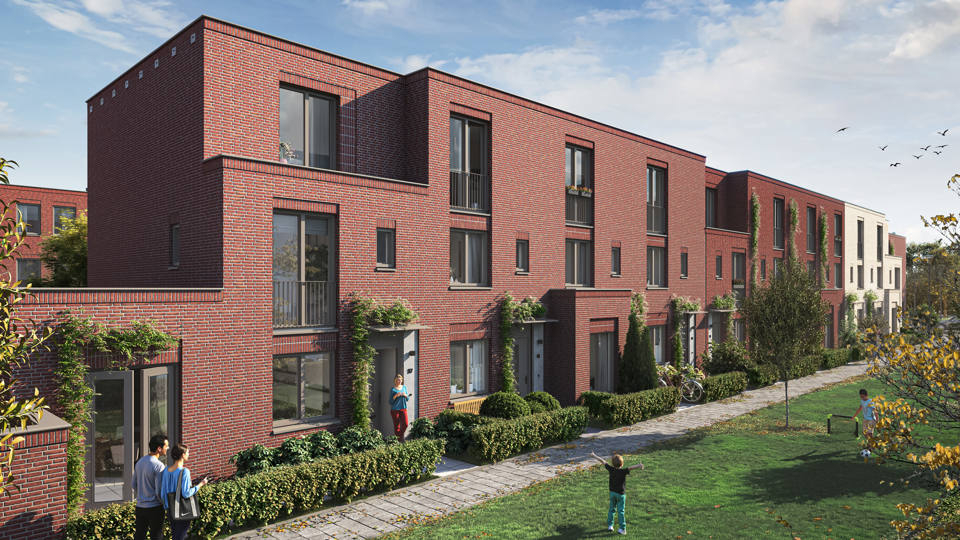 Woningen Parklaan in Rijndael Nieuwegein 